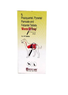 Petcare Worm-Trap pamoate and febantel for dog and cat 10Tablets
